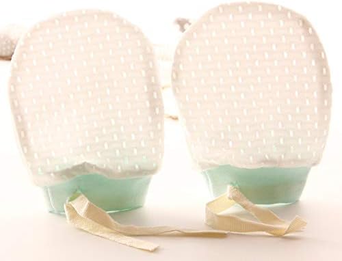 Adjustable Cotton No Scratch Gloves for Babies Breathable Soft