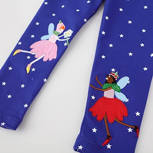 WEONEDREAM Stretch Leggings for Girls Toddlers Tote Fun and Trendy