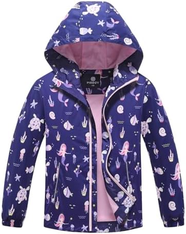 MGEOY Kids Lightweight Rain Jacket