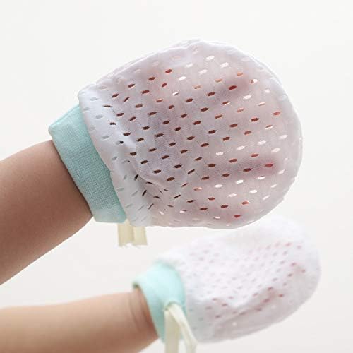 Adjustable Cotton No Scratch Gloves for Babies Breathable Soft
