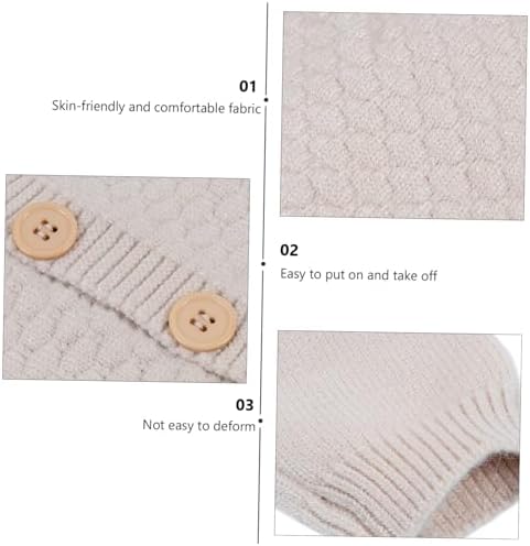 PartyKindom Cozy Knitted Romper for Newborns