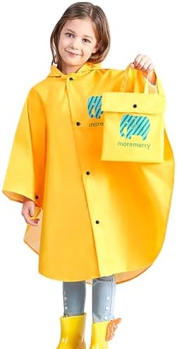 AIWUHE Kids Cartoon Rain Poncho - Waterproof and Stylish Rain for Kids