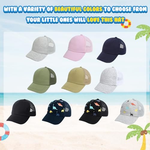 Sun Protection Adjustable Dinosaur Style and Comfort for Kids