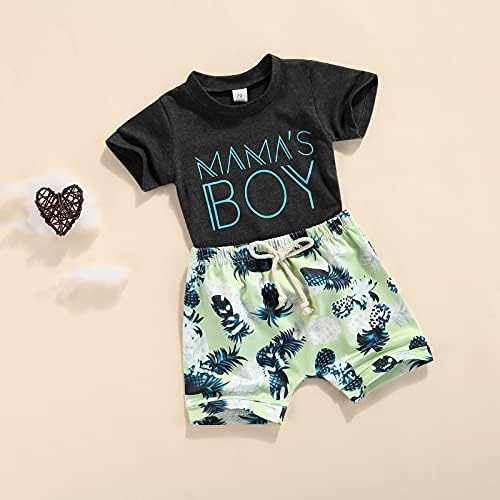 Mamas Boy Cactus Pineapple Toddler T-Shirt Set