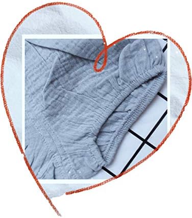LOOLY 3-Pack Soft Cotton Linen Bloomers for Boys Girls