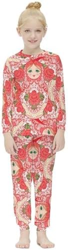 Meiko Girls Thermal Underwear Set Long Johns Lined