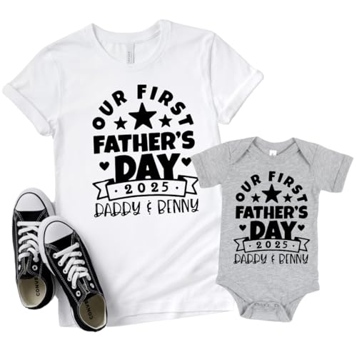 Customized Fathers Day Outfit Baby Bodysuit