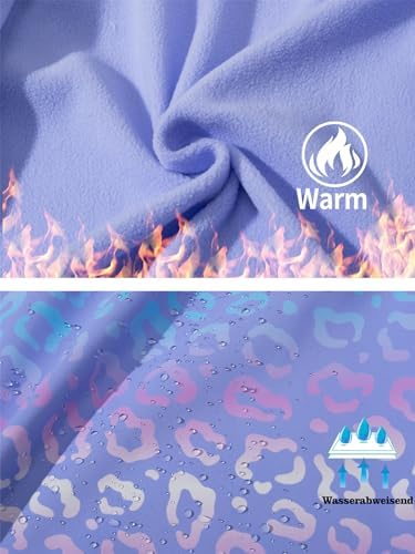 Perfect for Rainy Day Waterproof Fleece Jacket for Girls
