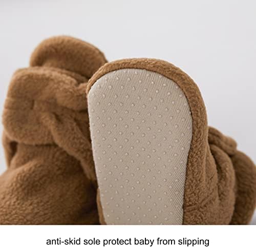 Warm Fleece Booties for Infants Unisex Cozy Design