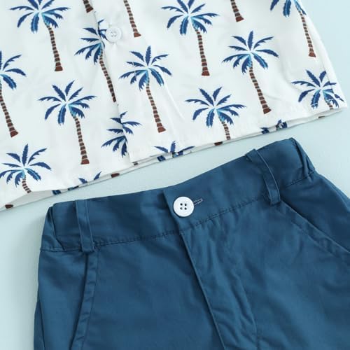Dewadbow tropical paradise short sleeve shirt shorts for boys