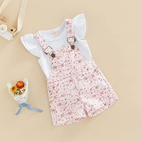 Cozy Baby Girl Summer Outfit Ruffle Sleeve Romperlosure