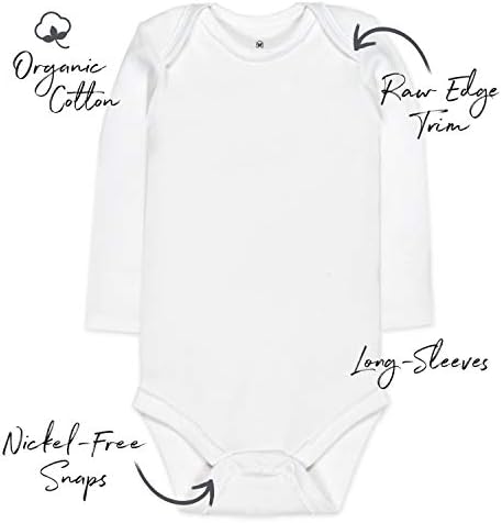 HonestBaby 10-Pack Organic Cotton Bodysuits