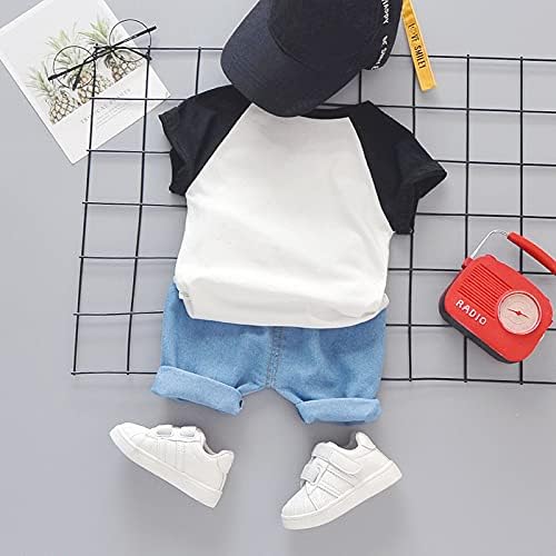 Toddler Boys Watermelon Print Summer Outfit Set