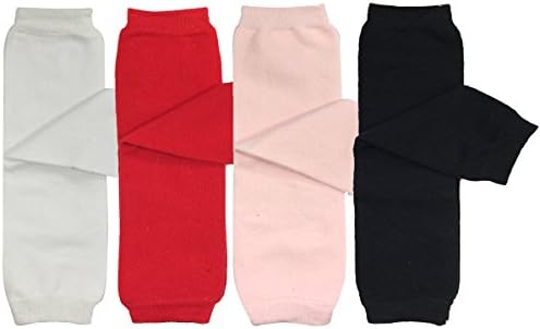 Bowbear Baby 4-Pair Leg Warmers Solids Cotton Spandex Polyester