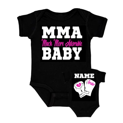 Personalized MMA Baby Bodysuit