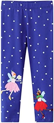 WEONEDREAM Stretch Leggings for Girls Toddlers Tote Fun and Trendy