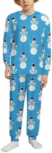 Happy Christmas Thermal Set for Kids Boys Girls Santa Claus Pajama Bottoms