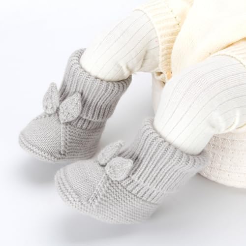 Loyfoky Baby Booties - Soft Stretchy Warm Perfect for Newborns and Walkers