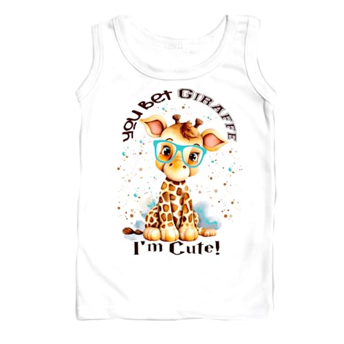 Joyful Giraffe Design Personalized Baby Giraffe Bodysuit Creative Prints of Joy