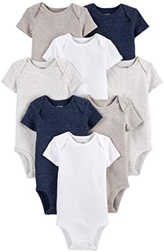Simple Joys by Carters 8-Pack Short-Sleeve Unisex Bodysuits