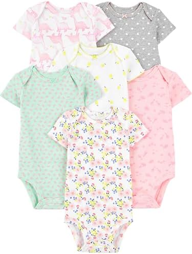 Bustling Bits 6-Pack Short-Sleeve Bodysuit