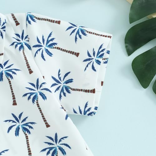 Dewadbow tropical paradise short sleeve shirt shorts for boys