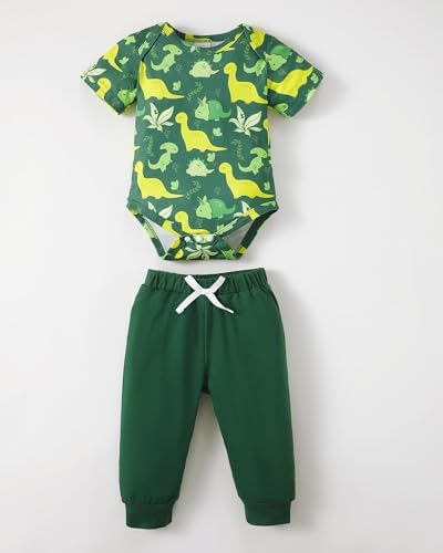 NZRVAWS Newborn Baby Boy Clothing Set - Romper Pants 6 Pcs
