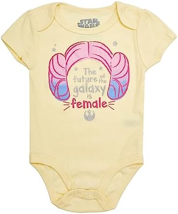 Star Wars Baby Girls Bodysuit Collection 5-Pack