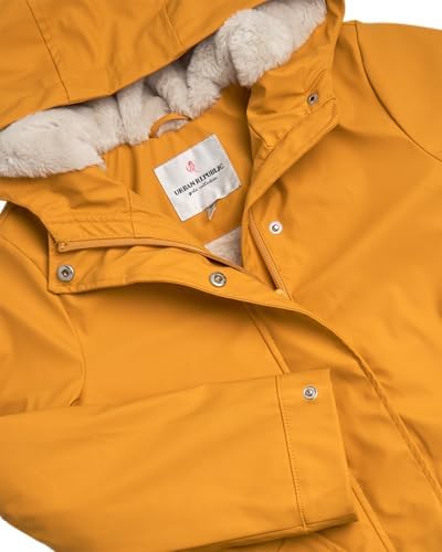 Stylish Girls Sherpa Waterproof Rain Jacket for Outdoor Adventures