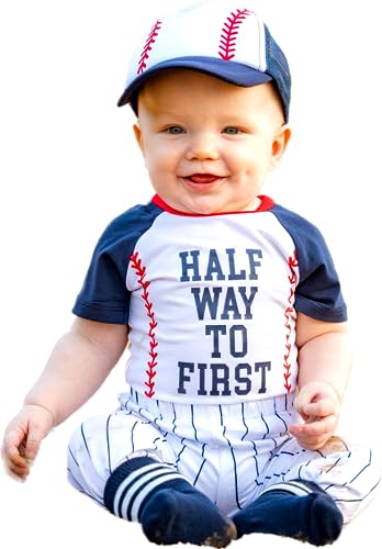 Personalized Handmade Half Birthday Outfit Set for First Birthday