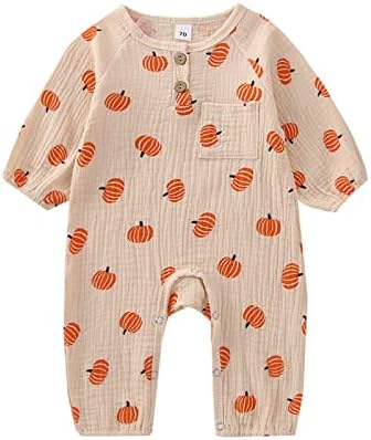 Halloween Infant Romper - pumpkin ghost print