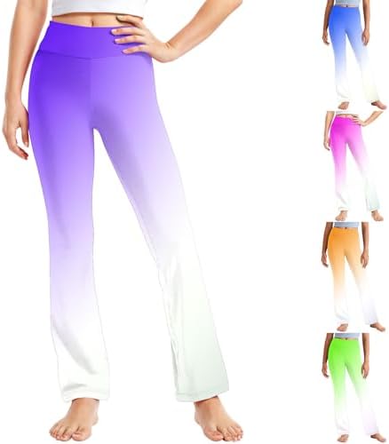 VIBRANT Gradient Straight-Line Leggings for Toddler Girls 2-13 Years