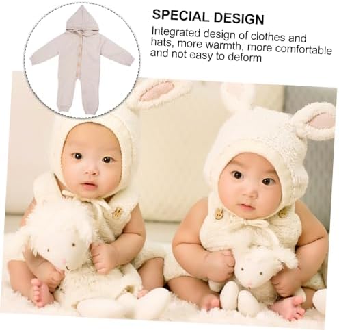 PartyKindom Cozy Knitted Romper for Newborns