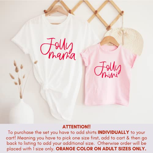 Jolly Mama Jolly Mini Christmas Mommy and Me Shirts