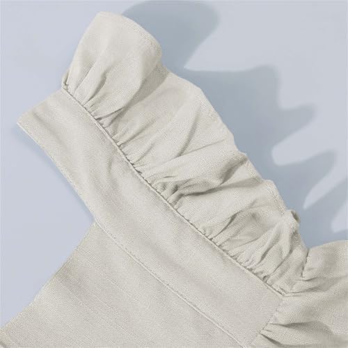 Girls Baby Cotton Linen Rompers