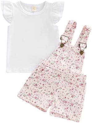 Cozy Baby Girl Summer Outfit Ruffle Sleeve Romperlosure