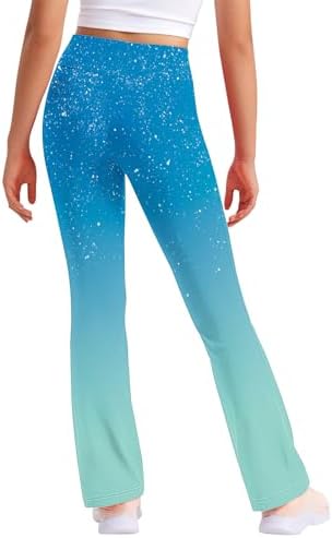 Sturdy Gradient Sequins Print Yoga Pants for Toddlers