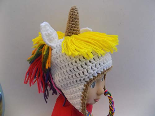 Forever Fireweed Baby Crochet Unicorn Photo Prop Hat Box