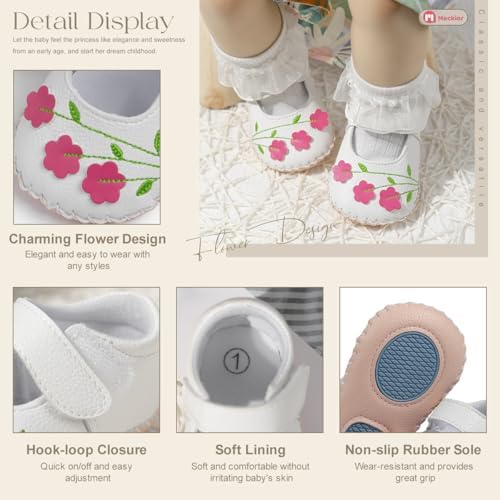 Meckior Soft Lightweight Baby Shoes for TODDLERS