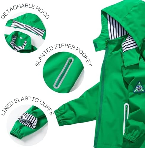 Dinosaur Kids Rain Jacket