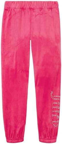 Juicy Couture Girls Plush Velour Jogger withLogo