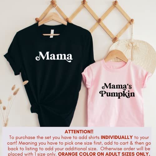 Handmade Thanksgiving Mommy-Momme Matching Outfits for Kids