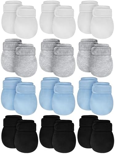 Perfectly Adjustable Newborn Gloves for Boys and Girls