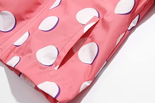 Spmor Boys Girls Rain Jackets - Waterproof Hoodie for Kids