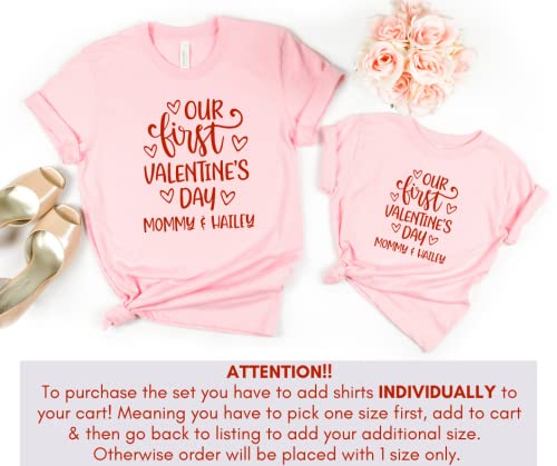 Our First Valentines Day Mommy and Me Matching Outfits
