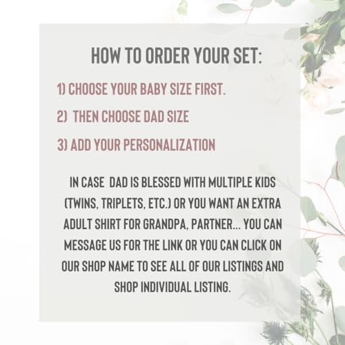 First Fathers Day Shirts for Dad Child