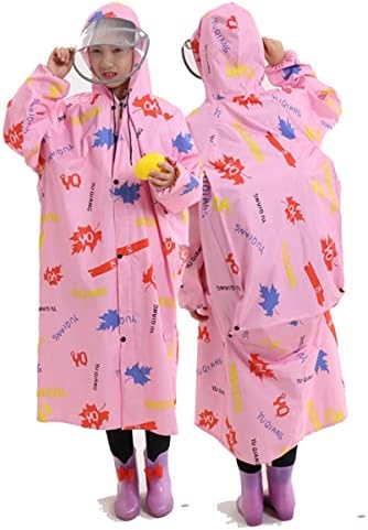 Kids Rain Wear CartoonChildren Toddler Raincoat Jacket Poncho for Boys Girls