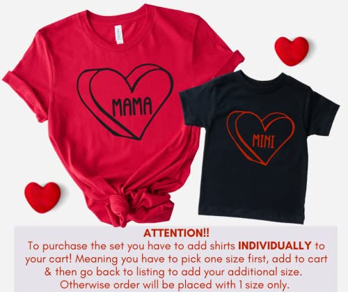 Mama Mini Hearts Matching Mommy and Me Shirts