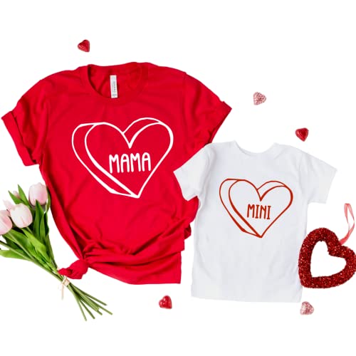 Mama Mini Hearts Matching Mommy and Me Shirts