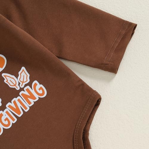My First Thanksgiving Baby Boy Outfit 5 stars